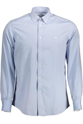 Chemise homme coton bleu clair Harmont & Blaine contre la transpiration et les plis