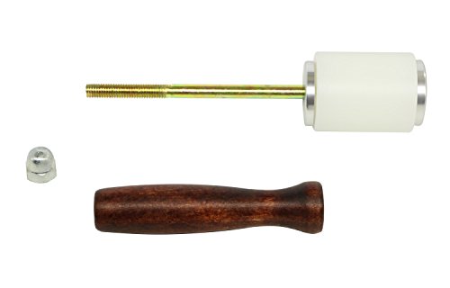 Leathercraft Wooden Handle Nylon Hammer - Wood Leather Carving Hammer Mallet for DIY Stamping Sew Leather Cowhide Tool - Image 5