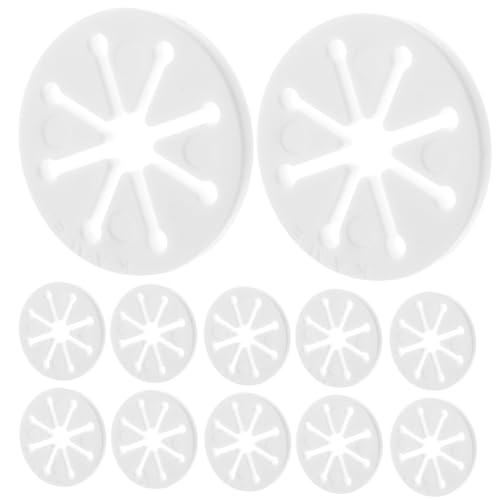 OFFSCH 28pcs Plastic Sock Holder Clips Sock Organizers for Washing White Sock Ring Clips for Laundry Sorting and Storage Sock Holder Locks