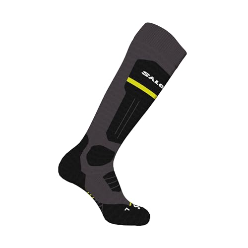Salomon Spark, Calze Unisex: Calore, Comfort, e Rimane al Suo Posto, Black, 10 1/2 - 12