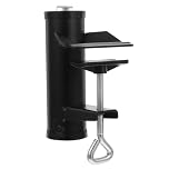 Milisten Heavy Duty Parasol Clamp - Adjustable Patio Umbrella Holder for Balcony Railing & Garden Decking - Space-Saving Parasol Support for Picnic Tables & Beach - Weather-Resistant Metal Bracket