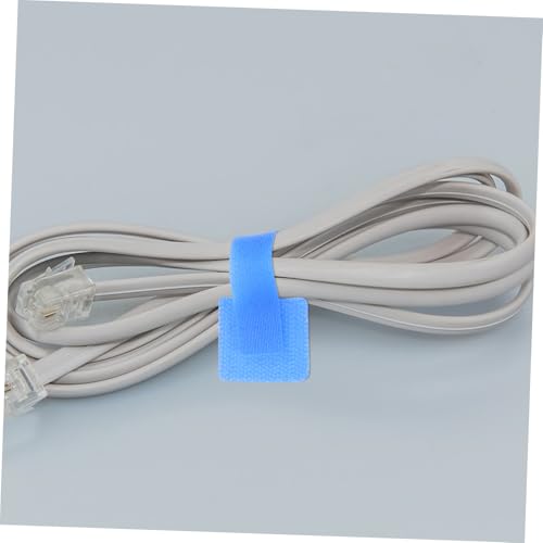COHEALI 50 piezas Bridas para cables reutilizables para organizar cables y alambres en escritorio para oficina y hogar miniatura 7