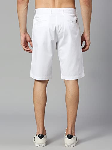 Image of Thomas Scott Men's | 100% Cotton | Solid | Above Knee | Button Closure | Chino | Casual Shorts for Men