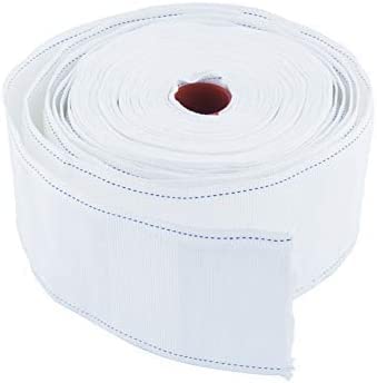 INCREWAY Curtain Tape, 20 Meters/21.87 Yards Polyester Curtain Heading Deep Pinch Pleat White Tape