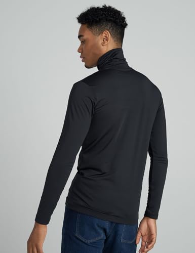LAPASA Mens Thermal Turtleneck Underwear Top Fleece Long Sleeve Shirt Base Layer Undershirt Lightweight Midweight M122/M1243