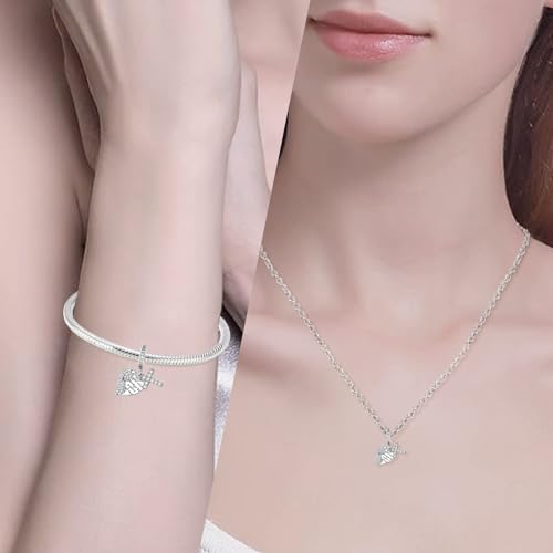 Regalos para mujeres: abalorio de corazón con versículo bíblico para fe 2