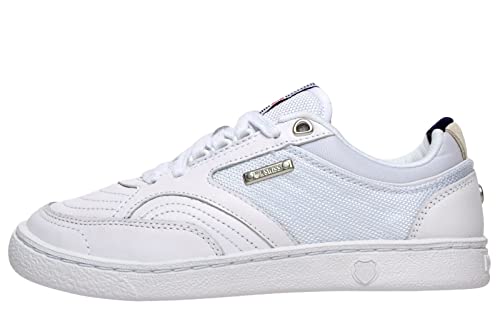 K-Swiss Womens Ambassador Elite Lace Up Sneakers Shoes Casual - White - Size 6.5 M