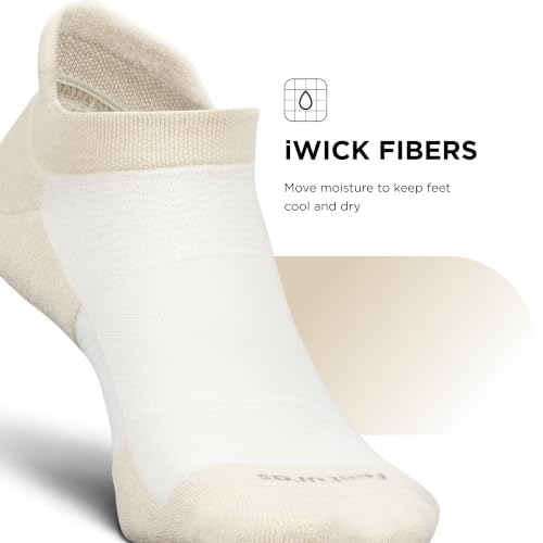 Image of Feetures High Performance Max Cushion Ankle Sock - Tab Socks for Women & Men with Heel Tab