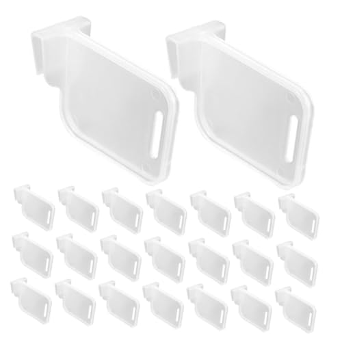 TOYANDONA 100 Piezas Separadores de Plástico para Frigorífico Lateral Organizadores Compactos para Puerta de Congelador Divisores Ajustables para Almacenamiento Cocina y Oficina
