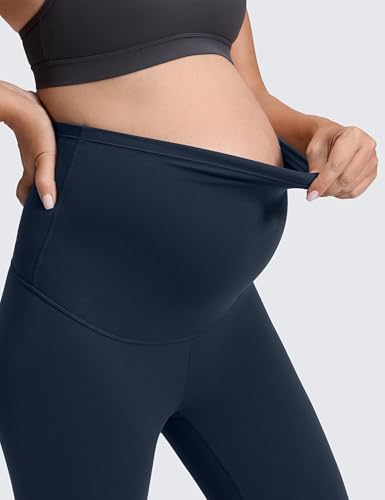 Image of CRZ YOGA Maternity Leggings 25 inch | Butterluxe, Extremely Soft, Gentle Compression, Yoga, Super High Rise, U-shaped Belly, Pregnancy and Postpartum