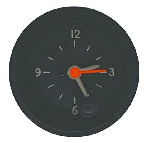 Veethree Clock (Black Bezel/Black dial) - High Precision