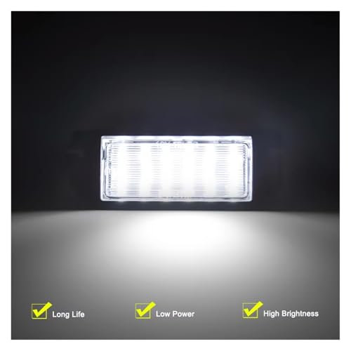 Luz de matrícula LED impermeable que elimina fallos en Kia Soul 4