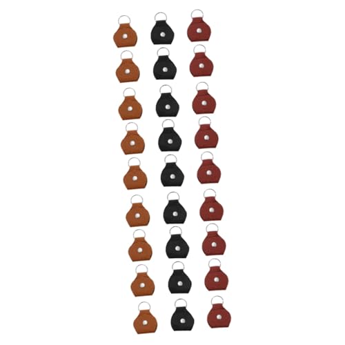 SUPVOX 3sets Convenient Guitar Picks Bag Sturdy Alloy Guitar Pick Holder Shaped Holder for Plectrums Storage 9pcs*3