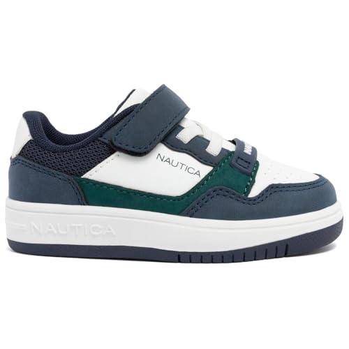 Image of Nautica Kids Adjustable Strap Shoes | Comfortable Casual Sneakers for Boys and Girls, Toddlers & Little Kids