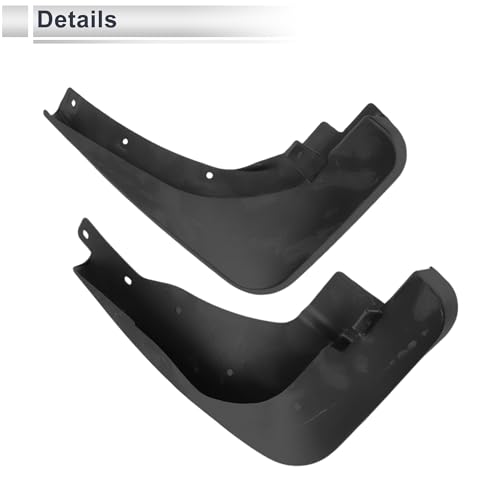 Image of X AUTOHAUX 1set Front and Rear Mud Flaps Splash Guards Mud Guards for Infiniti EX25 2008-2017 W /Mount Accessories