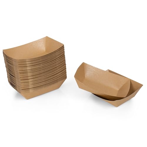 ANTETOK Disposable Paper Dishes, Paper Serving Boat, Perfect for Food Display...