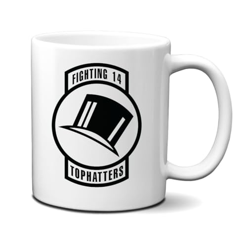 Taza con logo VFA-14 Top Hatters 11 oz miniatura 3