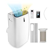 COSTWAY Condizionatore Portatile Caldo e Freddo, 16000BTU/4,7 kW, 5 in 1 Con Raffreddamento, Ventola, Riscaldamento, Deumidificazione e Modalità Notturna, 24H Timer, R290 (16000BTU|35m²+)