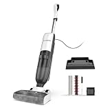 SUNSMAI 4-in-1 Steam Vacuum Mop - High-Performance Wet Dry Floor Cleaner for...