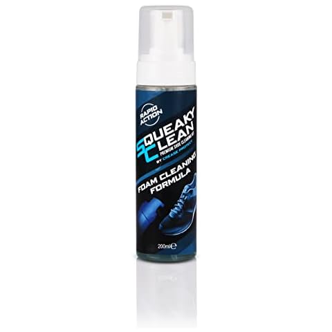 Crease Protect Foam Cleaning Formula Replacement - For Squeaky Clean Shoe Cleaning Kit - Remove Dirt & Stains - 200ml (Pack Of 1) Cover