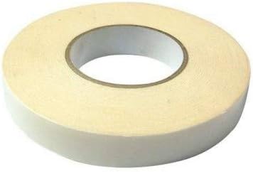 Tiger-Hoo1" x90ft，2 Rolls，Heavy-Duty Double-Sided Vinyl Banner Hem Scrim Strong Mounting Tape 1" x30yds