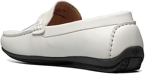 Stacy Adams Men's Corvus Slip On Loafer Driving Style, White, 10 | Image 4