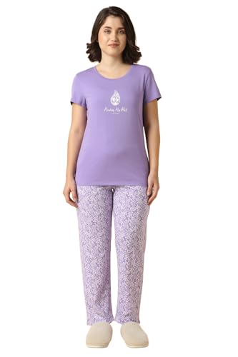 Image of Van Heusen Athleisure Ultra Soft Printed Pyjama with Pockets