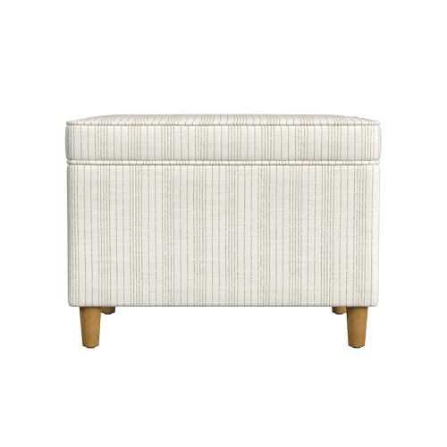 Spatial Order Home Decor | Dinah Collection Modern Storage Ottoman | Ottoman with...