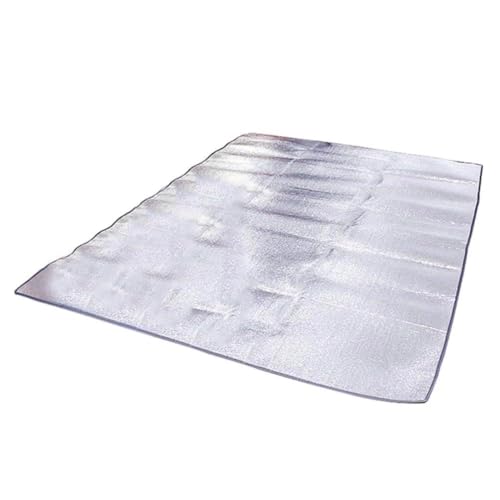 NiuLumea Alfombrilla de aluminio para acampar con núcleo de espuma EVA, impermeable, térmica, para aislamiento, colchoneta para dormir, tienda de campaña, playa, picnic, uso al aire libre, color