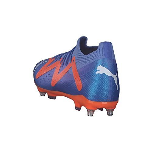 PUMA Future Pro Mxsg voetbalschoen voor heren, Blue Glimmer PUMA Wit Ultra Oranje, 46.5 EU - Image 5