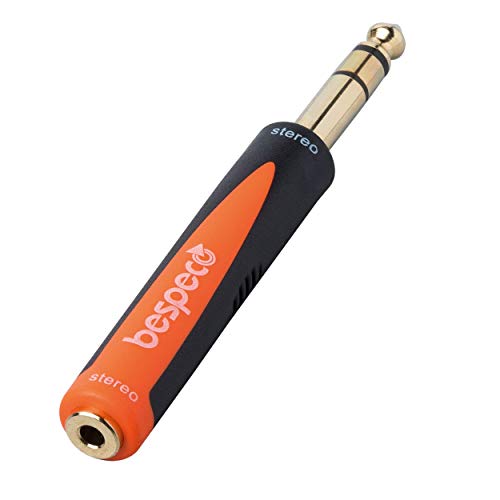 BESPECO SLAD210 - Adattatore Jack Stereo M 6,3 mm/Jack Stereo F 3,5 mm