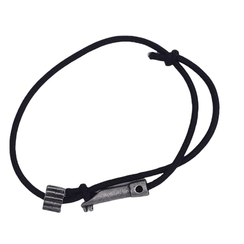 Qcwwy Autofensterbrecher Armband, Tragbares Gummi -EDC -Überlebensarmband Selbstrettungsinstrument mit Fensterbrecher -Handgelenkriemen für Notfälle Geeignet