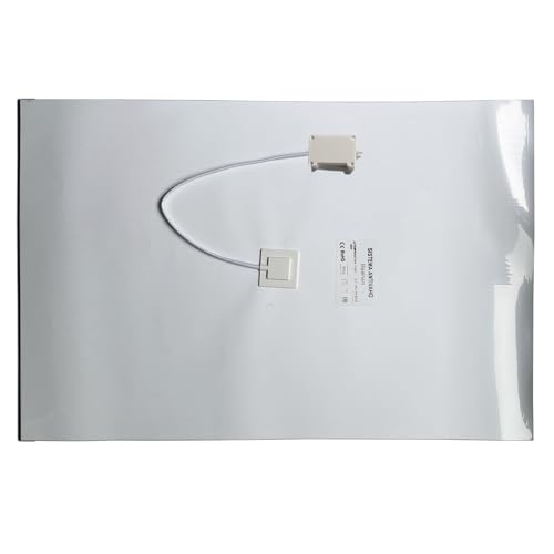 baanio   Lámina Antivaho Eléctrica para Espejo de Baño 40x60 cm | Instalación Fácil Adhesivo | Visión Clara y Nítida | Protección contra Corrosión | Sistema Antivaho Espejo Eficaz | Antiniebla Vidrio