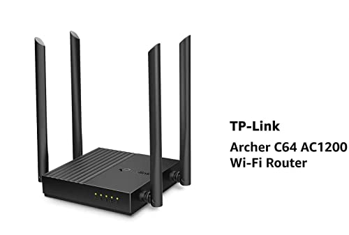 TP-Link Routeur Archer C64 Wi-Fi idéal pour le streaming et télétravail