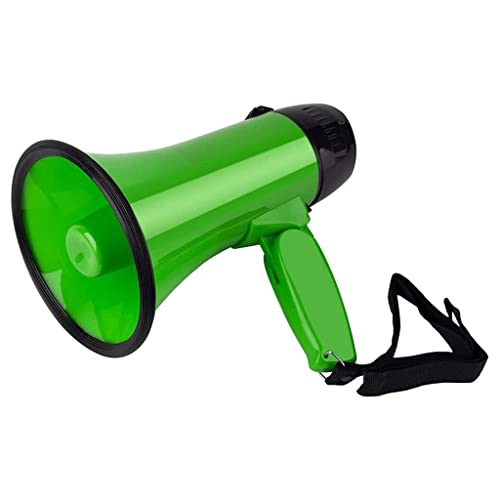 拡声器 ハンドヘルドメガホンポータブル拡声器スピーカーミニプラスチック屋外ガイドハンドヘルド音声アンプ耐久性のあるメガホン 大音量