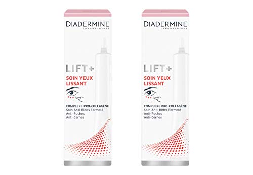 Diadermine - Lift+ - Soin Yeux Lissant - 15 ml - Lot de 2