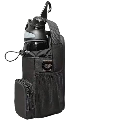 Magnetic Gym Bag with Water Bottle Holder & Phone Pockets & Shoulder Strap,Magnetic Bag Gym Accessories Organizer for Men Women,Crossbody Bag for Sports & Travel (Black)