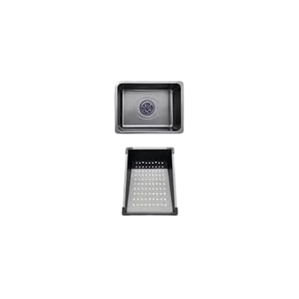 Edelstahlspüle Quantum 75x45cm revolutionär und stilvoll mit Nanotechnologie (Schwarz)