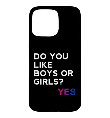 Do You Like Boys or Girls Yes Bisexual Gay Pride Month LGBT �X�}�z�P�[�X iPhone 15 Pro Max �p