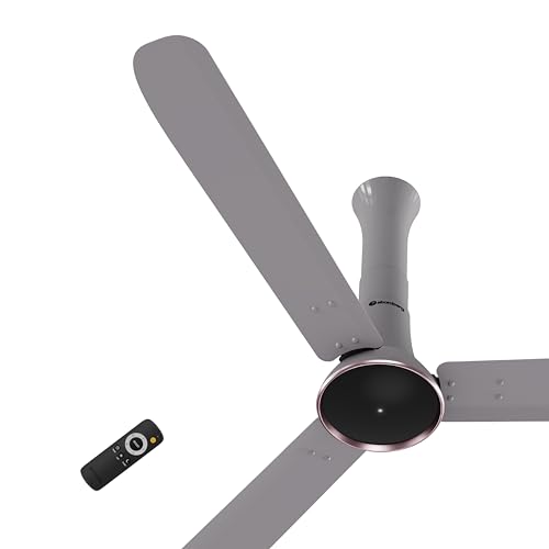 Image of atomberg Studio Ventra 1250mm BLDC Ceiling Fan with Remote Control | | BEE 5-star rated | Advance Air+ Technology| LED Speed Indicator | Low Noise | 5 Year Warranty | Urban Chrome