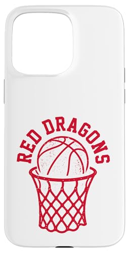 SUNY Cortland Red Dragons Basketball Vintage Hoop 70's �X�}�z�P�[�X iPhone 15 Pro Max �p