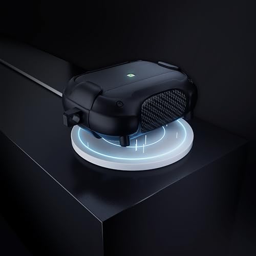 Compatible for AirPods Pro 2 Case with Mag-Safe, Wireless Charging, Powerful Drop Protection, TPU, Tough Magnetic Cover for AirPods Pro 1st/2nd Generation (2022/2019),Black