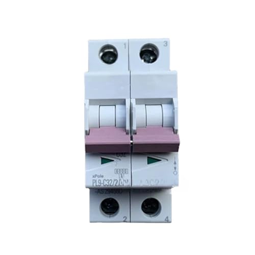 Disjoncteur miniature bipolaire courbe C 32A 6kA haute précision PL9