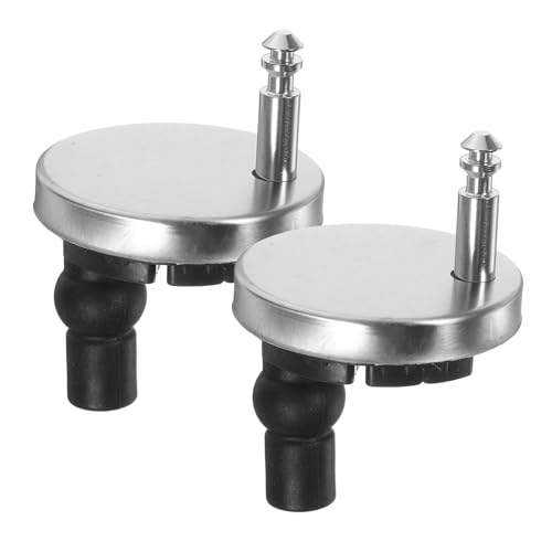 Abaodam 2個 トイレ便座固定ネジ ユニバーサルヒンジ用 耐久性に優れたステンレス製交換部品 便座カバー用ボルト 取り付け簡単で長持ち