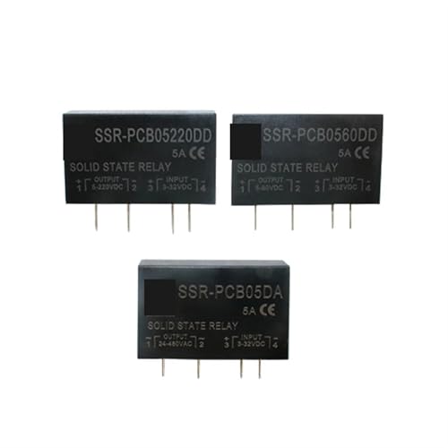 Relais à semi-conducteurs PCB05220DD 5A DC-DD pour automatisme et circuit imprimé