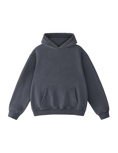 Image of Hatant Oversized Hoodie Sweatshirts for Men Couples Heavyweight Hoodies Pullover Vintage Mens Acid Wash Sweaters Clothes 2026