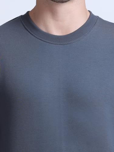 Image of SPUNN Men's Cotton Round Neck Full Sleeves Sweatshirt.