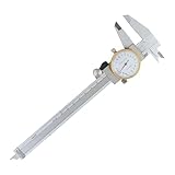 Messgerät Für Durchmesser | Stahlmaßstab Mit Messbereich 0-150 Mm - 0,02 Millimeter Genauigkeit, Stahl Messwerkzeug Mit Messuhr,Für Die Messung Von Dicke Und Durchmesser An Metall, Holz Und Möbeln