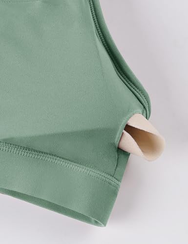 Image of BAYDI Clouduxi Y Back Sports Bra for Women - Padded Racerback Spaghetti Strap Low Impact Workout Yoga Bra, A-C Cups