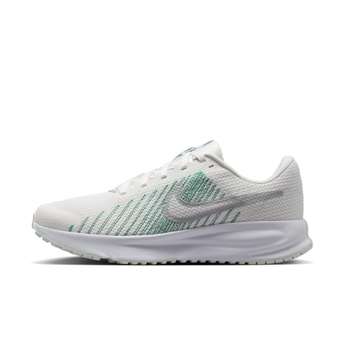 Nike Women's Run Defy Road Running Shoes, Summit White/Metallic Silver-White, 9